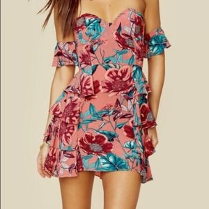 For Love and Lemons Flamenco Mini Dress XS